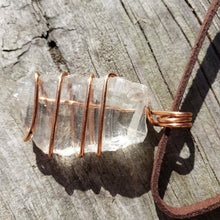Load image into Gallery viewer, Clear Quartz in Copper