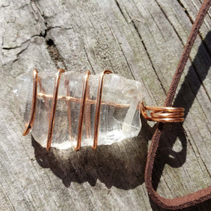 Clear Quartz in Copper